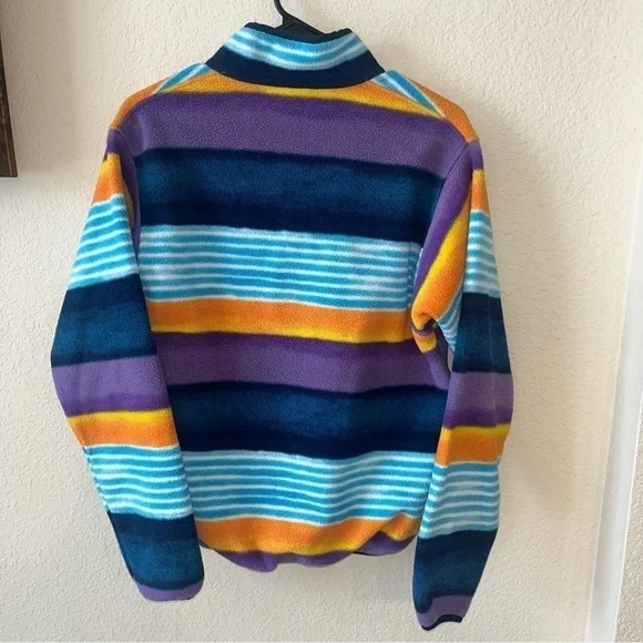 Patagonia Men's Fitz Stripe Snap Up Synchilla Size XS - Picture 5 of 5